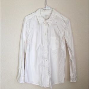 Gap White Button Down Shirt